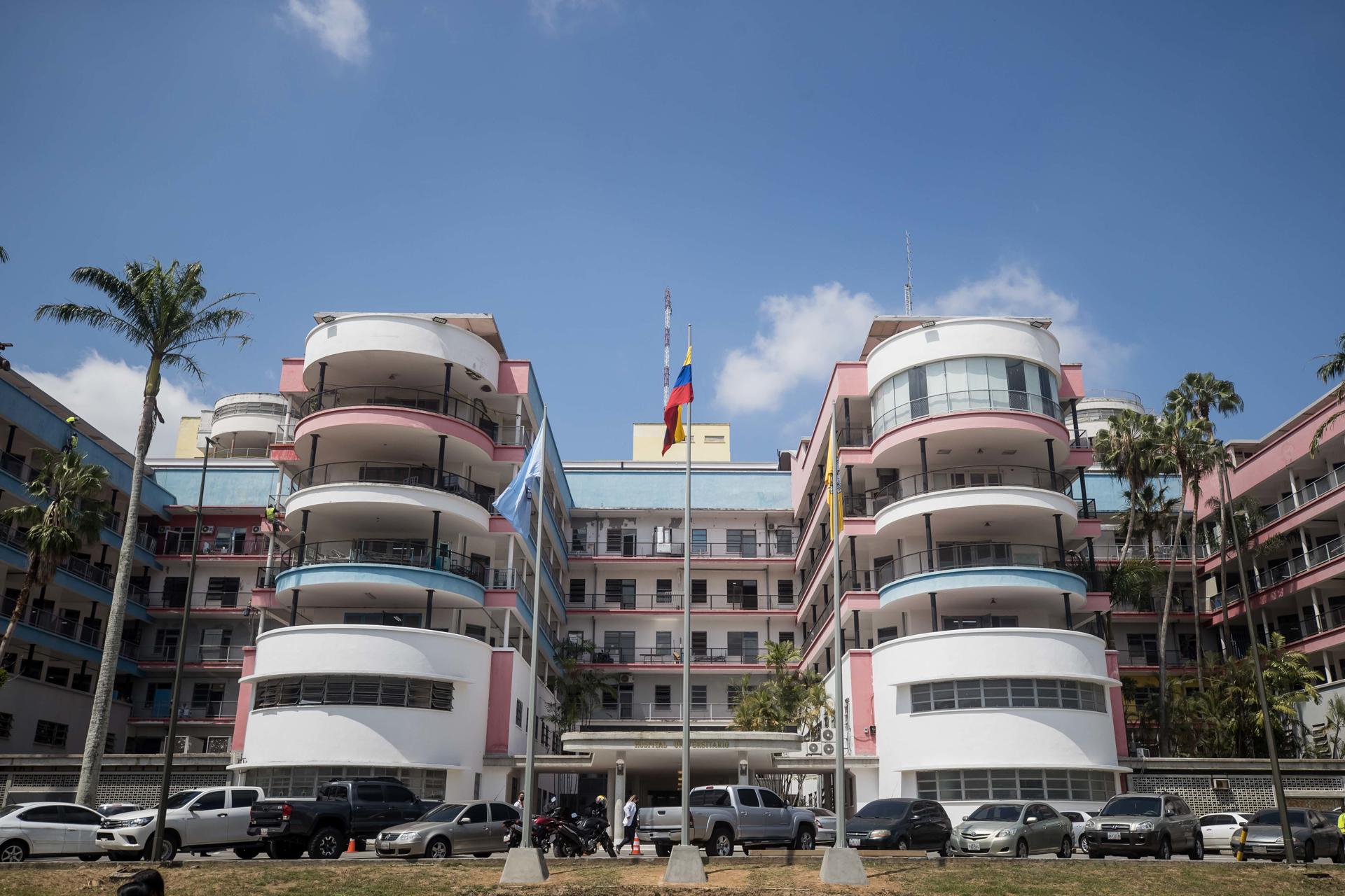 Vista externa de un hospital publico, en Caracas (Venezuela), en una fotografía de archivo. Foto: fuente externa.