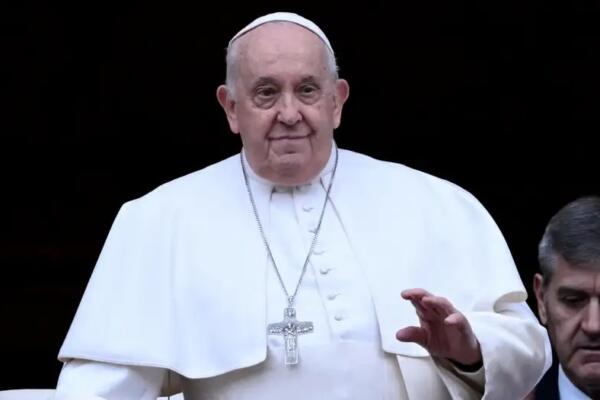 El papa Francisco durante su mensaje de Navidad. Foto: fuente externa.
