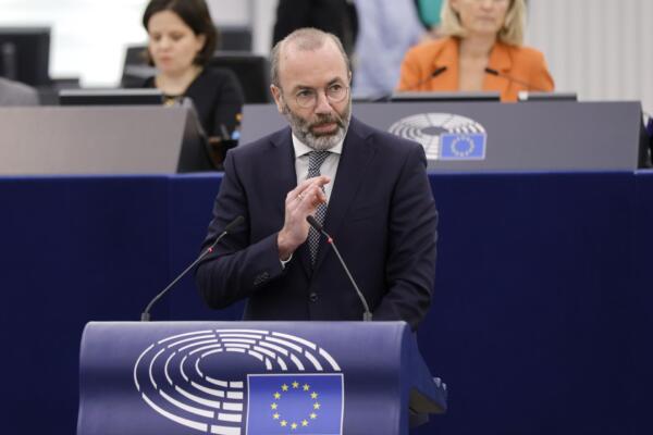 Presidente del Partido Popular Europeo (PPE) y de su grupo europarlamentario, el alemán Manfred Weber. Foto: fuente externa.