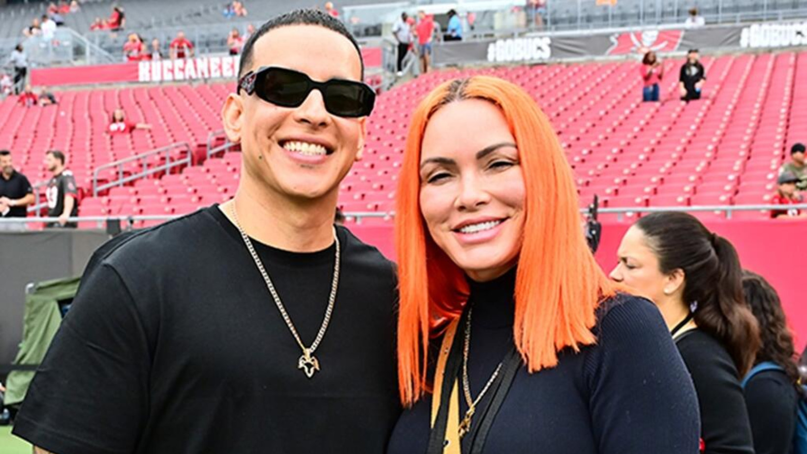 El artista puertorriqueño Daddy Yankee y su esposa Mireddys González. FOTO: Fuente externa