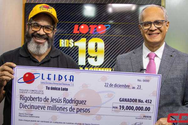 Ganador 452 Leidsa. Fuente: Externa 