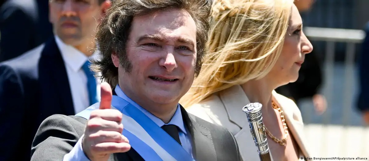 avier Milei, presidente de Argentina, junto a su hermana y mano derecha Karina Milei. Foto: fuente externa.