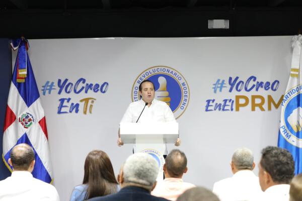 José Ignacio Paliza, presidente del Partido Revolucionario Moderno (PRM). (Fuente externa)