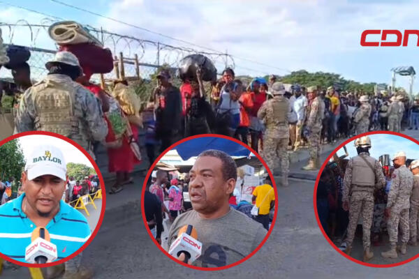 Haitianos acuden en masa a mercado binacional de Dajabón. (Foto: Fuente Externa)