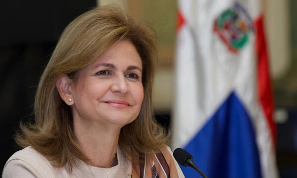 La vicepresidenta de la República, Raquel Peña. Foto:  Fuente externa  