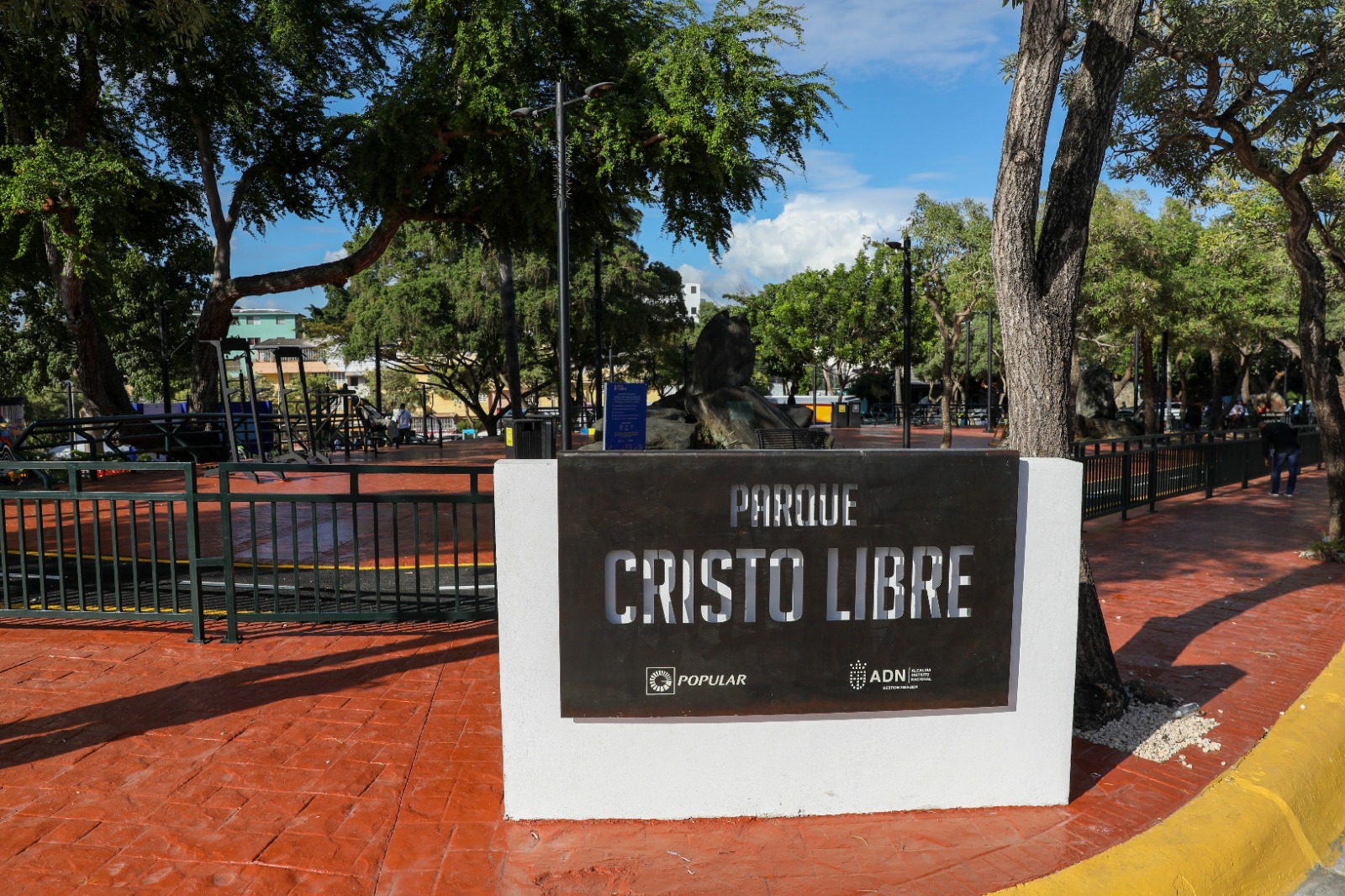 Parque Cristo Libre es una iniciativa del ADN y el Banco Popular Foto: fuente externa