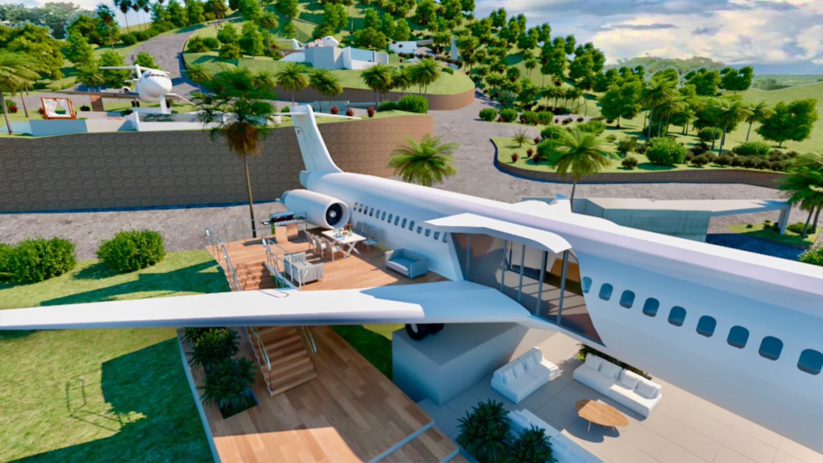 Un concepto innovador de aviones hoteleros de lujo cambiará la historia del turismo en RD