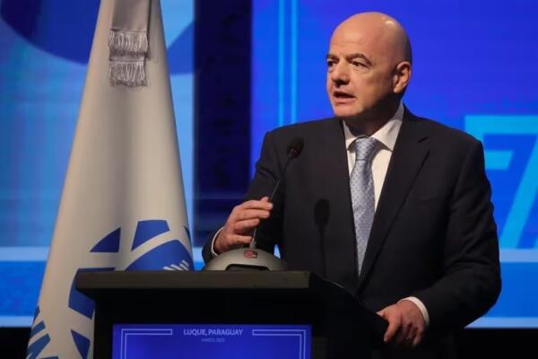 Gianni Infantino, presidente de la FIFA. Foto: fuente externa.