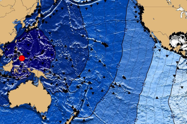 Un fuerte temblor de magnitud 7,6 se produjo cerca de las costas de Filipinas. / Fuente externa.