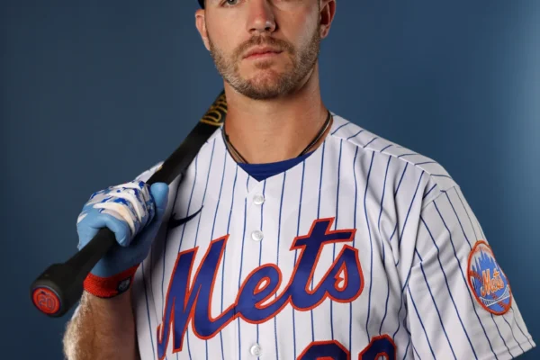 Este es el jugador estadounidense Pete Alonso. Foto: Fuente externa. 