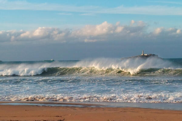 Grandes olas y corrientes en playas de República Dominicana. / Fuente externa.