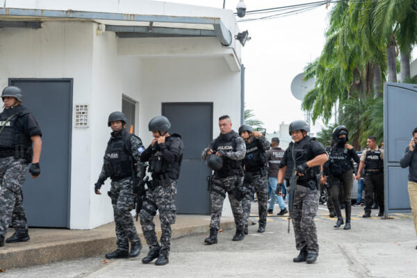 Miembros de la policía de ecuador. FOTO: Fuente externa