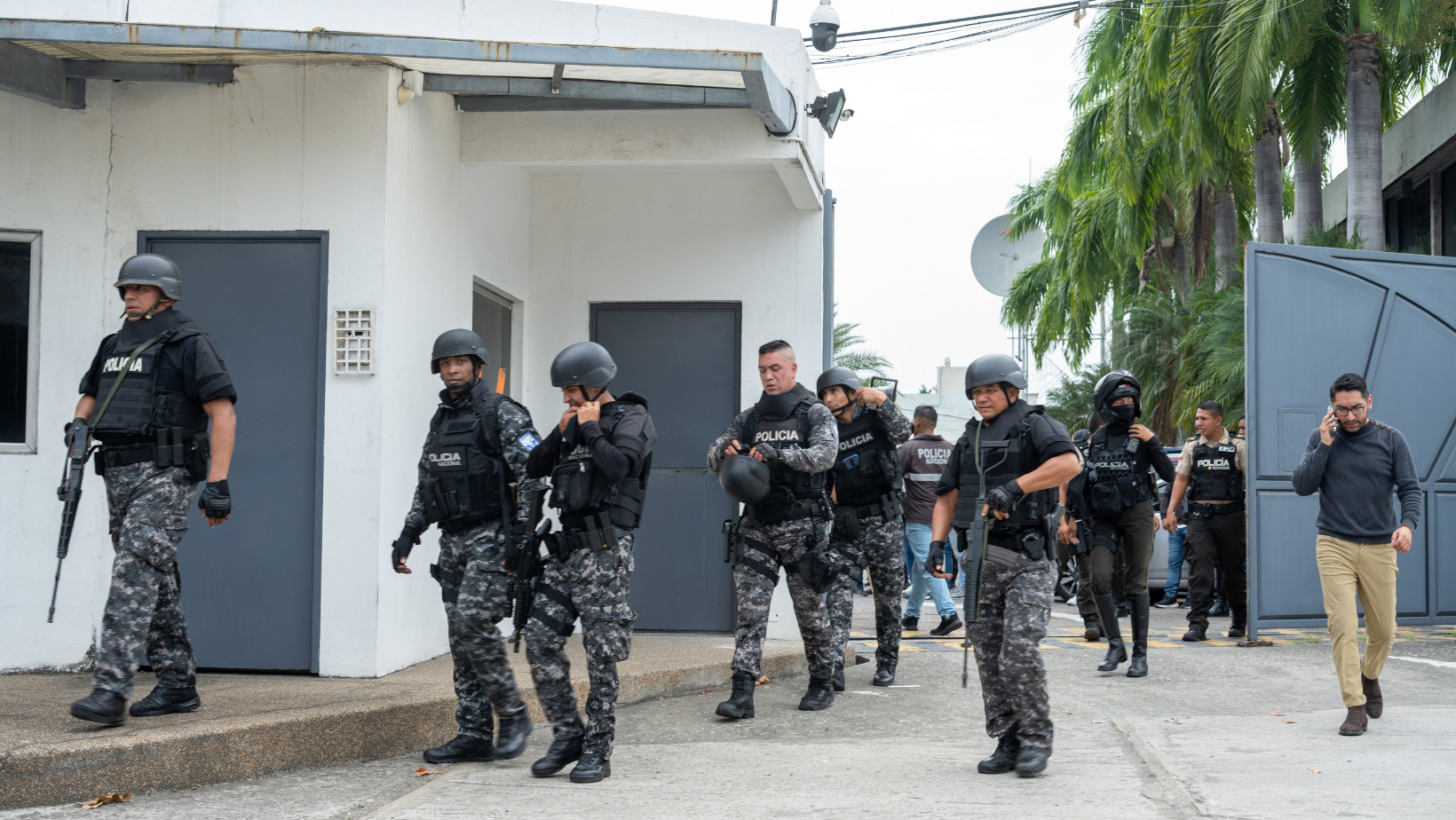 Miembros de la policía de ecuador. FOTO: Fuente externa