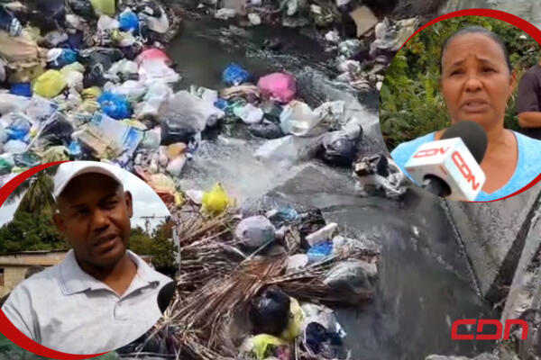 Piden saneamiento de cañada en Los Alcarrizos. (Foto: CDN DIGITAL)