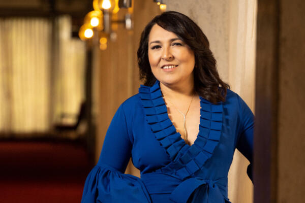 Periodista y expresidenta de Acroarte, Emelyn Baldera. Foto: Fuente externa. 
