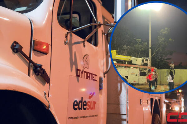 Edesur electrifica e ilumina Estadio de softbol en Elías Piña. Foto: CDN Digital 
