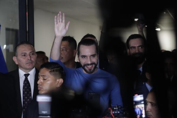 El presidente de El Salvador, Nayib Bukele, 