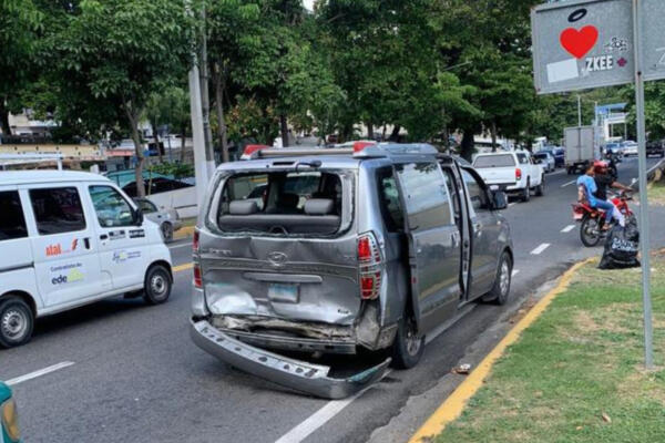 El hecho ocurrió en un tramo de la av. George Washington. (Foto: fuente interna) 