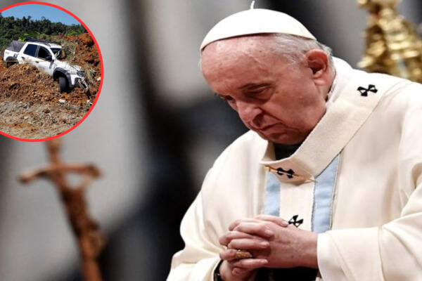 El papa solicita orar por los afectados en Colombia tras derrumbe de una montaña. Foto: CDN Digital