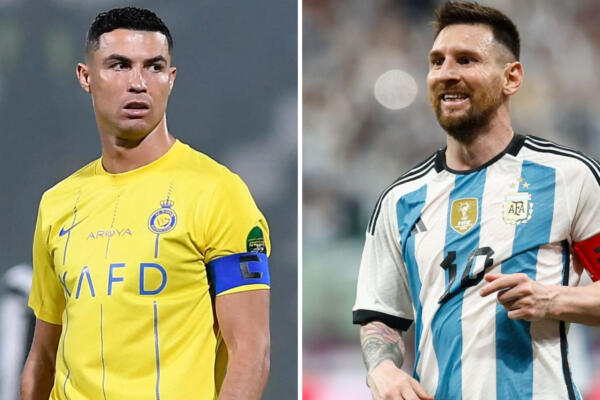 Cristiano Ronaldo, futbolista portugués y Leo Messi, futbolista argentino. Foto: CDN Digital