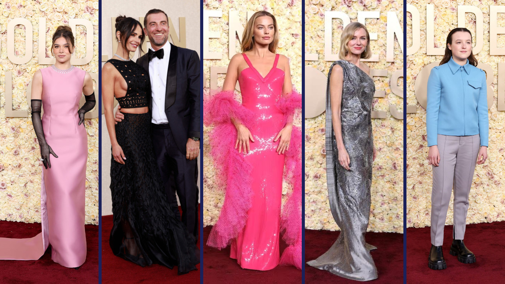 Globos de Oro 2024: Así lucieron algunas estrellas en la alfombra roja