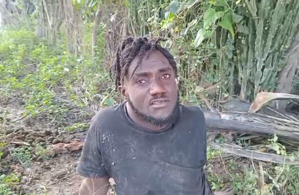Haitianos indocumentado herido de bala en la frontera de Dajabon. (Foto: fuente externa)