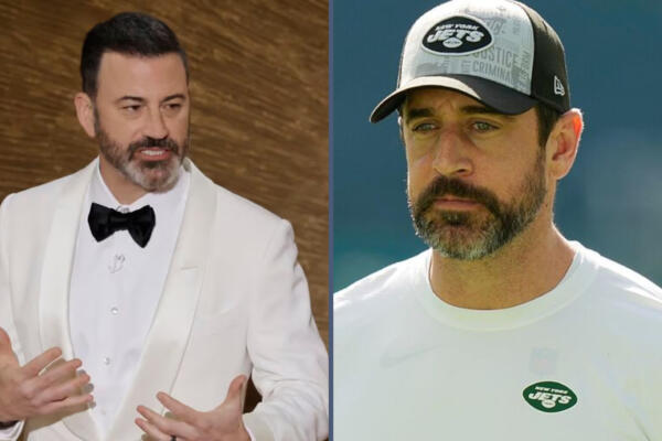 Jimmy Kimmel amenaza con demandar a Aaron Rodgers. FOTO: Fuente externa