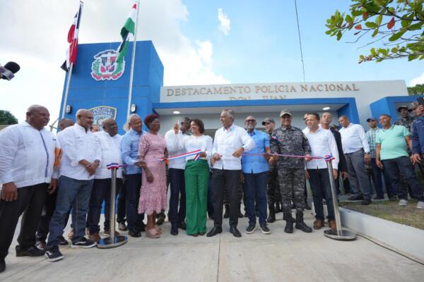 Inauguran destacamento policial en Don Juan, Monte Plata. (CDN digital).