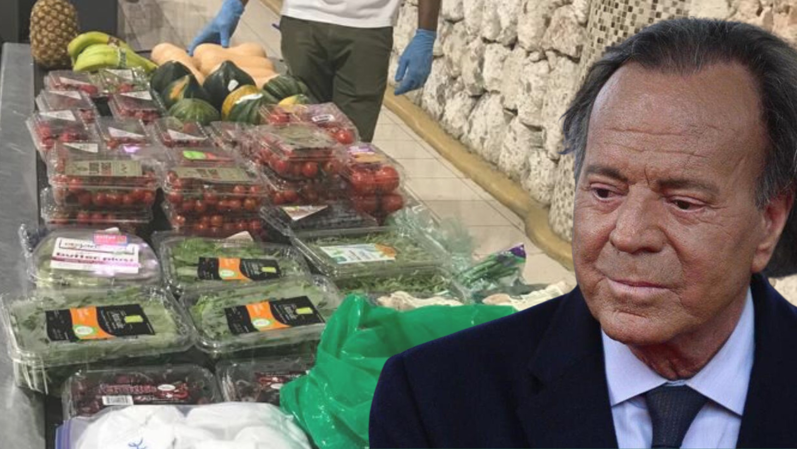 Conozca la lista de alimentos decomisados a Julio Iglesias