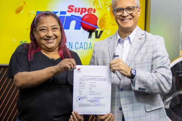 Luisa Josefina Ramírez Ortiz ganadora del Súper Kino TV. (Foto: fuente externa) 