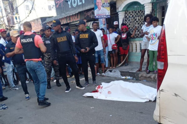 Un muerto en Capotillo tras balacera. (Foto: fuent externa)