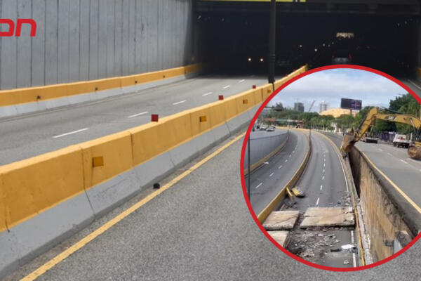 Obras Públicas trabaja en desnivel 27 de febrero con Máximo Gómez