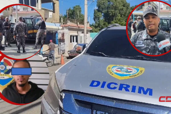 PN apresa a nueve personas en Los Alcarrizos. (Foto: CDN Digital)