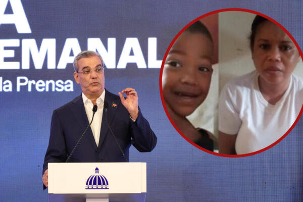 En LA Semanal, el presidente Abinader lamentó casos como el del niño asesinado a puñaladas por su tía (FOTO: CDN Digital)