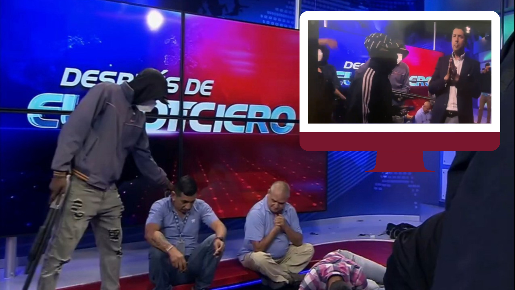 Procesarán por terrorismo a detenidos por asalto armado a canal de TV en Ecuador