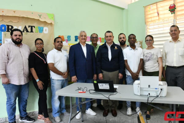 Primera prueba del cómputo electoral, JCE. Fuente: Externa 