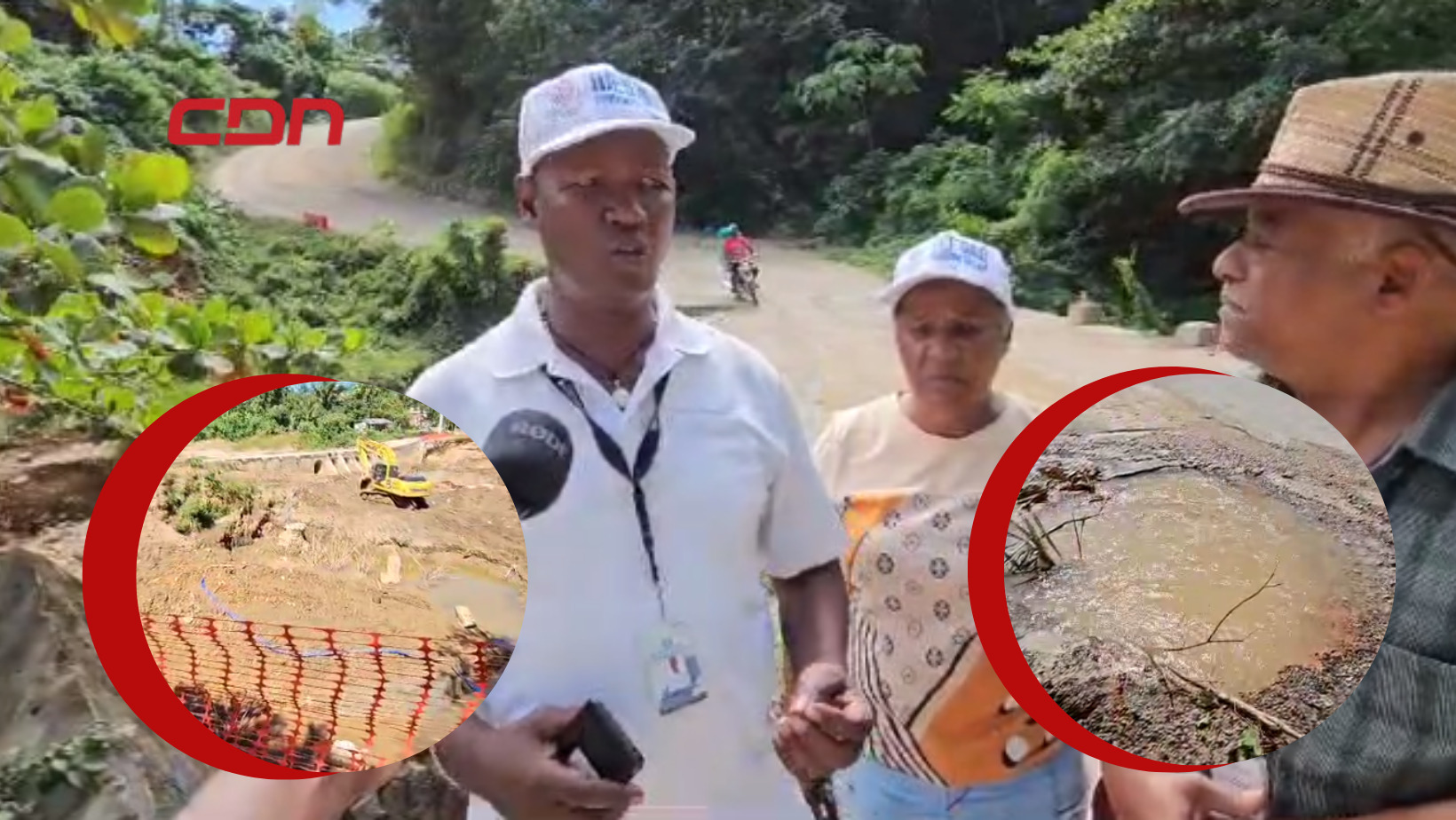 Comunitarios de El Valle en Samaná piden terminación de puente. (Foto: fuente Externa)