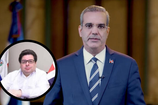 Presidente Luis Abinader y Frank Hans Dannenberg Castellanos. (Foto: Fuente Externa)