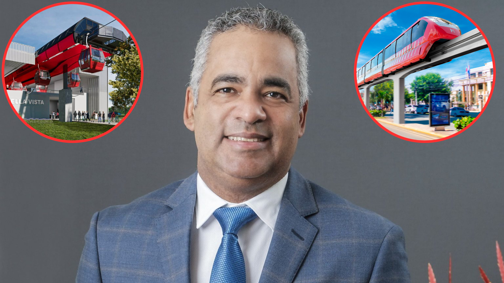 El ministro de la Presidencia, Joel Santos Echavarría informó que Teleférico y monorriel de Santiago estará listos este año. Foto: CDN Digital