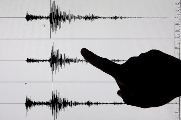 Sismógrafo tras un terremoto. Foto: fuente externa.