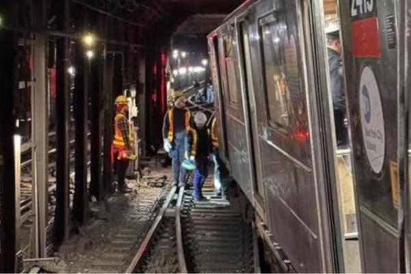 Descarrilamiento de tren en Nueva York. Fuente: externo.