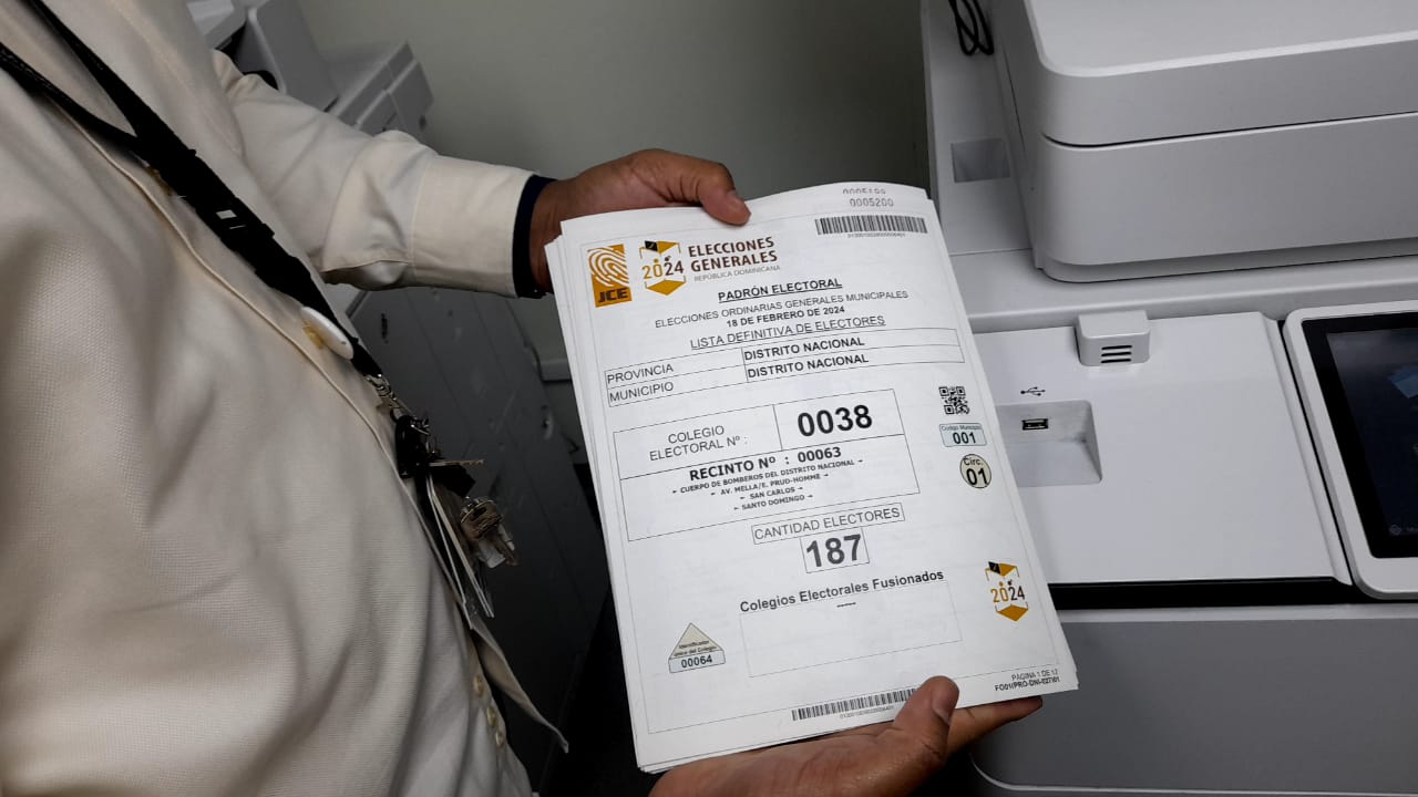 JCE inicia proceso de impresión