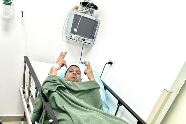 Empresario Santiago Matías ingresado en un centro de salud. / Fuente externa.