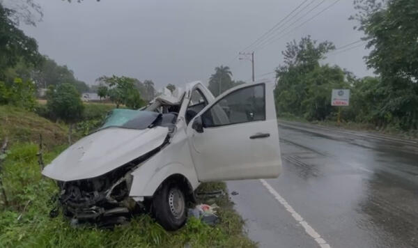 Mueren dos personas en Villa Riva tras accidente de tránsito. (Foto: fuente externa)