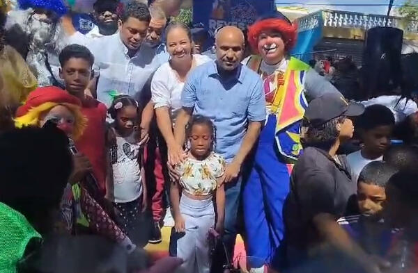 Junta Municipal de Pantoja inaugura parque. (Foto: Fuente Externa)