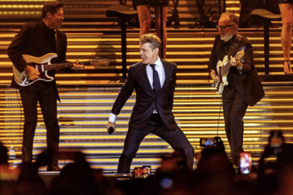 Luis Miguel durante su gira de regreso a los escenarios. / Fuente externa.