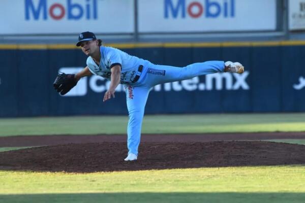 Nico Tellache, nuevo refuerzo del Licey, viene de lanzar en la Liga Mexicana de Béisbol, con los algodoneros de Guasave.