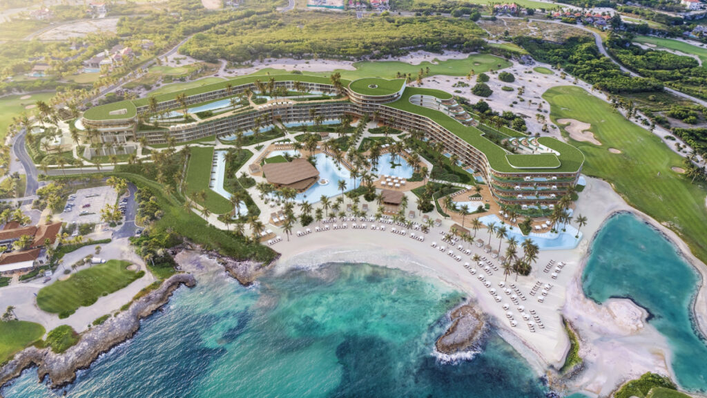 Vista del St. Regis Cap Cana Hotel & Residences de la cadena Marriott