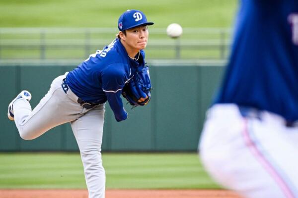 Yoshinobu Yamamoto logra buen debut en juego de pretemporada con los Dodgers