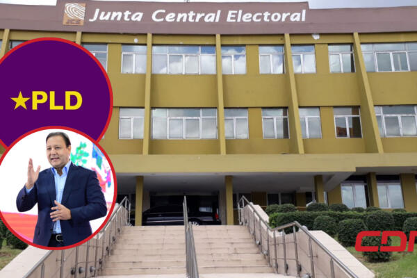 Sede de la JCE junto Abel Martínez, candidato presidencial del Partido de la Liberación Dominicana (PLD). Foto: fuente CDN Digital.